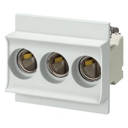 Siemens NEOZED-Einbausicherungssockel D02 63A 3-polig mit Berührungsschutzabdeckung 40... SIEMENS-5SG5653 4001869303048 (Abb. 1)
