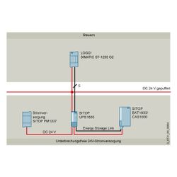 Siemens SIMATIC PM1207 Stromversorgung 60W 24V 2,5A IP20 70x100x75mm 6EP13321SH71... SIEMENS-6EP13321SH71 4025515152446 (Abb. 1)