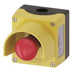 Siemens Gehäuse für Befehlsgeräte 1 Befehlsstelle NOT-HALT Kunststoff Gelb IP... SIEMENS-3SU18010NA002AC2 4011209968332 (Abb. 1)