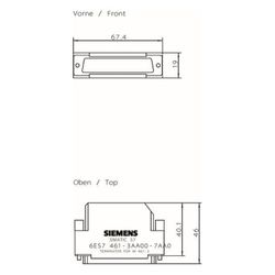 Siemens Abschlussstecker 6ES7461-3AA00-7AA0 für Empfangs-IM 461-3 6ES7461-3AA... SIEMENS-6ES74613AA007AA0 4025515129776 (Abb. 1)