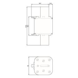 Siemens NH-Sicherungseinsatz NH3 500A 500V AC/440V DC gG mit Stirnkennmelder 3NA3365... SIEMENS-3NA3365 4001869056593 (Abb. 1)