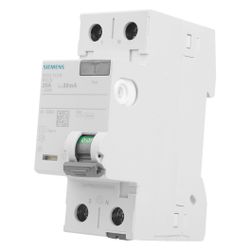 Siemens FI-Schutzschalter 5SV3 25A 30mA Typ A 2-polig 230V 2TE 5SV3312-6... SIEMENS-5SV33126 4001869429632 (Abb. 1)