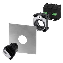 Siemens Knebelschalter 3SU1002-2BC60-0AA0, 22,3mm, IP67/IP69K, Kunststoff, Sc... SIEMENS-3SU10022BC600AA0 4011209956070 (Abb. 1)