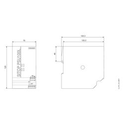 Siemens Netzteil SITOP PSU100L 24V 10A 240W IP20 125x70x120mm 6EP1334-1LB00... SIEMENS-6EP13341LB00 4025515152996 (Abb. 1)