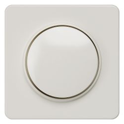 Siemens DELTA profil Abdeckplatte für Dimmer mit Drehknopf 65x65mm Titanweiß 5TC8904... SIEMENS-5TC8904 4001869314181 (Abb. 1)