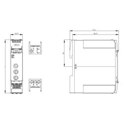 Siemens Zeitrelais SIRIUS 3RP25051BW30 Multifunktion 2 Wechsler 12-240V AC/DC Sch... SIEMENS-3RP25051BW30 4011209943513 (Abb. 1)
