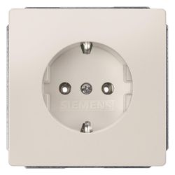 Siemens 5UB1853 DELTA style Schuko- ** Steckdose 10/16A 250V Abdeckpl. titan... SIEMENS-5UB1853 4001869219547 (Abb. 1)
