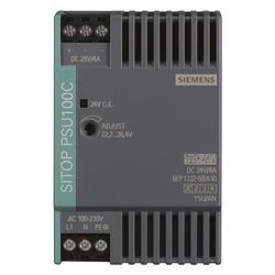 Siemens SITOP compact PSU100C Stromversorgung 24V 4A 96W IP20 52,5x80x100mm 6EP13... SIEMENS-6EP13325BA10 4025515152620 (Abb. 1)
