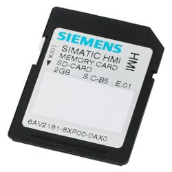 Siemens SIMATIC HMI SD-Speicherkarte 2GB für Comfort Panel 6AV21818XP000AX0... SIEMENS-6AV21818XP000AX0 4025515080039 (Abb. 1)