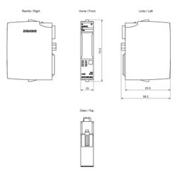 Siemens SIMATIC ET 200SP Digitales Eingangsmodul DI 8x24VDC 6ES71316BF010BA0... SIEMENS-6ES71316BF010BA0 4047623408598 (Abb. 1)
