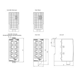 Siemens SCALANCE XB008 Industrial Ethernet Switch unmanaged 8x RJ45 100x45x87... SIEMENS-6GK50080BA101AB2 4047622598368 (Abb. 1)