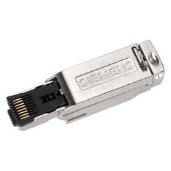 Siemens RJ45 Steckverbinder IE FC Plug 180 4x2 Metallgehäuse IP20 13,7x16x55m... SIEMENS-6GK19011BB112AA0 4019169853965 (Abb. 1)