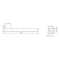 Siemens Stiftsammelschiene 3-phasig 10mm2 216mm grau 5ST3615-1... SIEMENS-5ST36151 4001869547527 (Abb. 1)