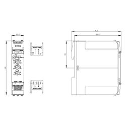 Siemens Netzüberwachungsrelais 3UG5514-1BR20 analog Phasenausfall Asymmetrie Unte... SIEMENS-3UG55141BR20 4047621099927 (Abb. 1)