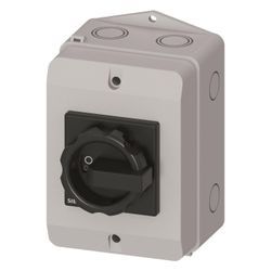 Siemens Hauptschalter 3LD20640TB51 3-polig 16A 8kW IP65 Schwarz kurzer Drehgriff ... SIEMENS-3LD20640TB51 4011209512115 (Abb. 1)