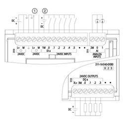Siemens SIMATIC S7-1200 CPU 1211C Kompakt-CPU DC/DC/DC 6 DI 4 DO 2 AI 24V 90x... SIEMENS-6ES72111AE400XB0 4047623402671 (Abb. 1)