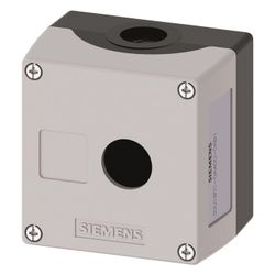 Siemens Aufbaugehäuse für Befehlsgeräte 1-fach 22,3mm Kunststoff Grau 85x85x6... SIEMENS-3SU18010AA000AB1 4011209968264 (Abb. 1)