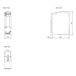 Siemens SIMATIC ET 200SP Digitalausgabemodul 4 Relais 20x73x58mm 6ES7132-6HD0... SIEMENS-6ES71326HD010BB1 4047623408727 (Abb. 1)