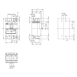 Siemens 3VA1450-4EF32-0AA0 Kompaktleistungsschalter 3-polig 500A 36kA IP40 Sc... SIEMENS-3VA14504EF320AA0 4042948809624 (Abb. 1)