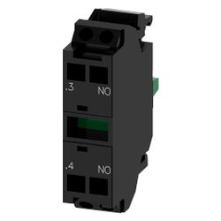 Siemens Kontaktmodul 3SU1400-1AA10-3BA0 1 Schließer Federzuganschluss Frontbe... SIEMENS-3SU14001AA103BA0 4011209950894 (Abb. 1)
