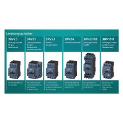 Siemens Leistungsschalter SIRIUS 3RV2011-1BA15 S00 1,4-2A 690V IP20 97x45x97mm... SIEMENS-3RV20111BA15 4011209841123 (Abb. 1)