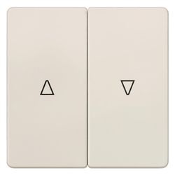 Siemens Wippe 2fach DELTA i-system mit Symbol Auf/Ab 55x55mm Titanweiß 5TG6214... SIEMENS-5TG6214 4001869233031 (Abb. 1)