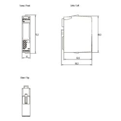 Siemens SIMATIC ET 200SP Analogeingabemodul AI 8 Eingänge 16 Bit 15x73x58mm 6... SIEMENS-6ES71346JF000CA1 4047623403388 (Abb. 1)