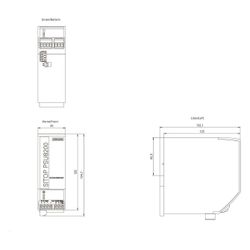 Siemens SITOP PSU8200 Netzteil 24V 5A 120W geregelt Schraubanschluss 125x45x1... SIEMENS-6EP33338SB000AY0 4025515154358 (Abb. 1)