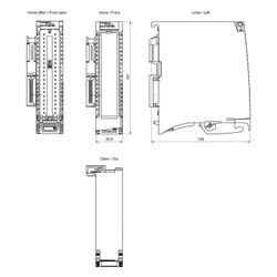 Siemens SIMATIC S7-1500 Digitaleingabemodul DI 32x24VDC 32 Kanäle 147x35x129m... SIEMENS-6ES75211BL000AB0 4025515080015 (Abb. 1)
