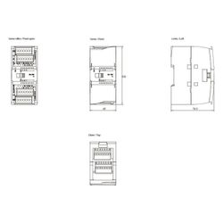 Siemens SIMATIC S7-1200 Analogeingabe SM 1231 8 AI 12 Bit 100x45x75mm 6ES7231... SIEMENS-6ES72314HF320XB0 6940408102040 (Abb. 1)
