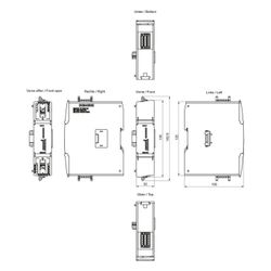 Siemens SIMATIC S7-1200 SM 1232 Analogausgabemodul 8 Ausgänge 14 Bit 125x30x1... SIEMENS-6ES72324HF500XB0 4047623417415 (Abb. 1)