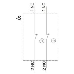 Siemens Kontaktmodul 2 Öffner Federzuganschluss Frontbefestigung 3SU1400-1AA1... SIEMENS-3SU14001AA103EA0 4011209951013 (Abb. 1)
