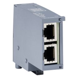 Siemens Busadapter BA 2xRJ45 für SIMATIC ET 200SP mit 2 RJ45 Buchsen 6ES71936... SIEMENS-6ES71936AR000AA0 4025515080930 (Abb. 1)
