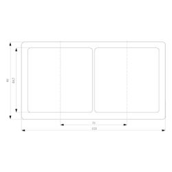 Siemens DELTA style Rahmen 2-fach Titanweiß 153x82mm 5TG1322... SIEMENS-5TG1322 4001869220369 (Abb. 1)