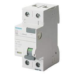 Siemens FI-Schutzschalter Typ F 25A 30mA 2-polig 230V 2TE 5SV3312-3... SIEMENS-5SV3312-3 4001869484372 (Abb. 1)