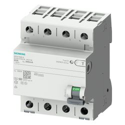 Siemens FI-Schutzschalter 5SV3644-4 Sentron Typ B 40A 300mA 4-polig 4TE 400V... SIEMENS-5SV36444 4001869549071 (Abb. 1)