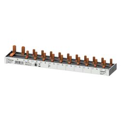Siemens Stiftsammelschiene 10mm2 2-phasig 12TE für 1x FI 2-polig N-rechts und 10x AF... SIEMENS-5ST3784-0 4001869566627 (Abb. 1)