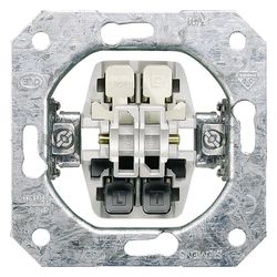 Siemens DELTA Jalousietaster Basiselement 2-polig 10A 250V Unterputz 70x70mm 5TA2114... SIEMENS-5TA2114 4001869038018 (Abb. 1)