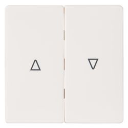Siemens Wippe 2fach DELTA i-system mit Symbol Auf/Ab 55x55mm Titanweiß 5TG6214... SIEMENS-5TG6214 4001869233031 (Abb. 1)
