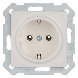 Siemens Schutzkontaktsteckdose DELTA i-system 16A 250V Titanweiß Unterputz 70x70x45mm ... SIEMENS-5UB1511 4001869051550 (Abb. 1)