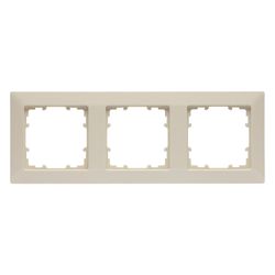 Siemens Rahmen 3fach elektroweiß 222x80mm für waagerechte und senkrechte Anordnung 5... SIEMENS-5TG2583-0 4001869308722 (Abb. 1)