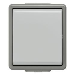 Siemens Wechselschalter DELTA plus IP44 Aufputz 10A 250V Kunststoff Grau 75x66x54mm 5T... SIEMENS-5TA4706 4001869002460 (Abb. 1)