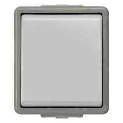 Siemens Aufputz-Kreuzschalter IP44 75x66x54mm Lichtgrau 250V 10A 5TA4707... SIEMENS-5TA4707 4001869002477 (Abb. 1)