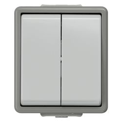 Siemens Serienschalter DELTA Fläche Aufputz IP44 250V 10A Kunststoff Grau 66x75x54mm 5... SIEMENS-5TA4705 4001869002484 (Abb. 1)
