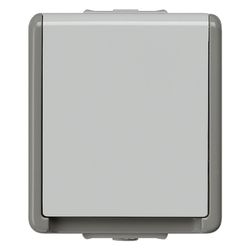 Siemens DELTA Aufputz-Schutzkontaktsteckdose 1fach mit Klappdeckel IP44 250V 16A Grau ... SIEMENS-5UB4711 4001869052021 (Abb. 1)