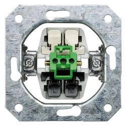 Siemens DELTA Kreuzschalter Basiselement 10A 250V Unterputz beleuchtet 70x70x32mm 5TA2... SIEMENS-5TA2117 4001869038025 (Abb. 1)