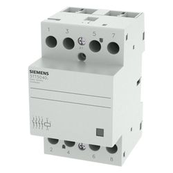 Siemens INSTA Schütz 5TT50400 4S 40A 400V 230V AC/DC 3 TE... SIEMENS-5TT50400 4001869435183 (Abb. 1)