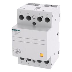 Siemens INSTA Schütz 5TT50500 4 Schließer 63A 400V Steuerspannung 230V AC/DC 3 TE... SIEMENS-5TT50500 4001869435268 (Abb. 1)