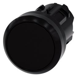 Siemens SIRIUS ACT Drucktaster flach 22,3mm Kunststoff schwarz tastend 3SU100... SIEMENS-3SU10000AB100AA0 4011209956667 (Abb. 1)