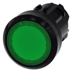 Siemens Leuchtdrucktaster 3SU1001-0AB50-0AA0 flach rund blau 22,3mm Kunststof... SIEMENS-3SU10010AB500AA0 4011209947139 (Abb. 1)